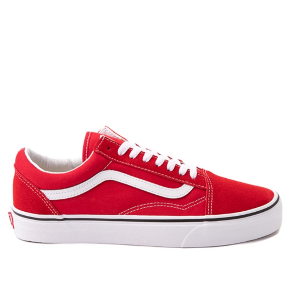 Vans Old Skool Skate Shoe - Racing Red
